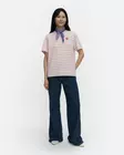 Marimekko Kioski Tasaraita Unikko Lyhythihainen Trikoopaita - Trikoopaidat ja Collegepaidat - 095478-907 - 1
