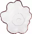 Marimekko Unikko Lasilautanen 13 cm - Marimekko Lautaset - 6411255072577 - 2