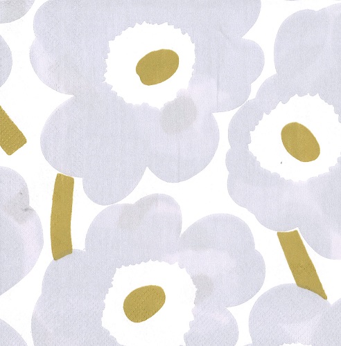 Marimekko Unikko Servetti 33x33 cm 20 kpl - Marimekko Servetit - 686423680977 - 1