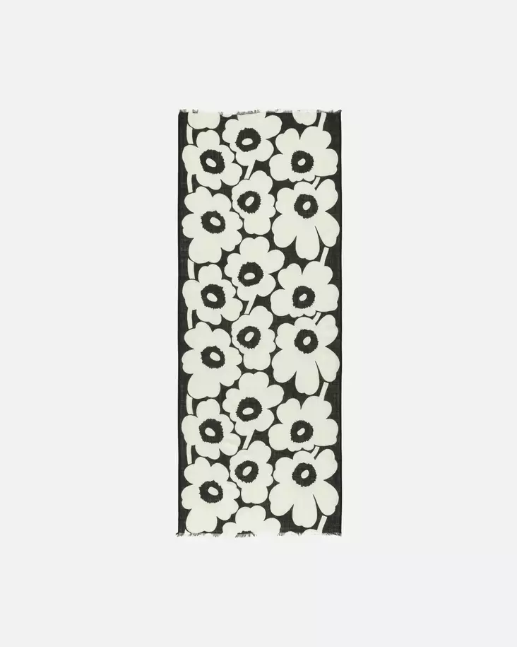 Marimekko Fiore Unikko Kudottu Huivi - Pitkäthuivit - 6411255034957 - 1