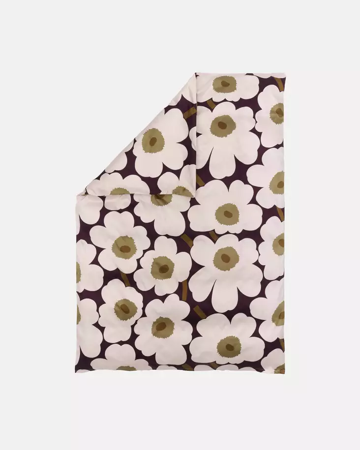 Marimekko Unikko Satiini Pussilakana 150x210 cm - Marimekko Pussilakanat ja tyynyliinat - 6411255134817 - 1