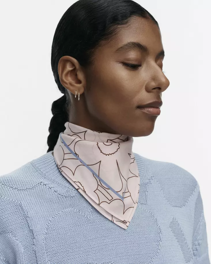 Marimekko Pesofati Piirto Unikko Huivi - Neliöhuivit - 6411255144687 - 1