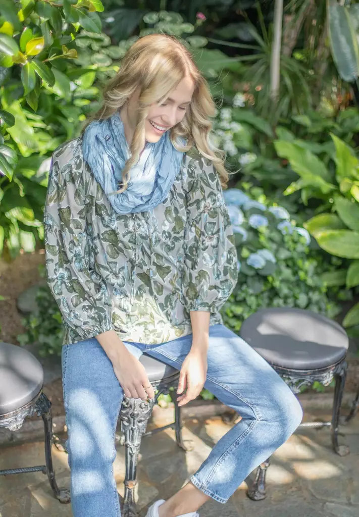 LASESSOR Kiana Silkkituubihuivi 70x80 cm - Tuubihuivit - 1106331155217 - 1