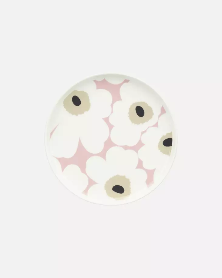 Marimekko Oiva Unikko Lautanen 20 cm - Marimekko Lautaset - 6411255096627 - 1