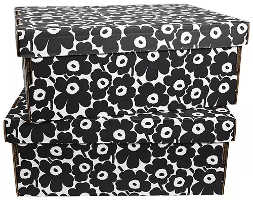 Marimekko Unikko Kotilaatikko 2 kpl - Marimekko Toimistotarvikkeet - 6438224202247 - 1
