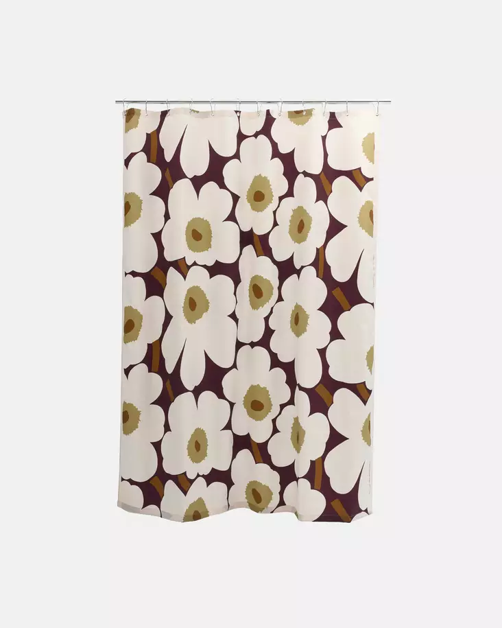 Marimekko Unikko Suihkuverho 180x200 cm - Marimekko Suihkuverhot - 6411255135197 - 1