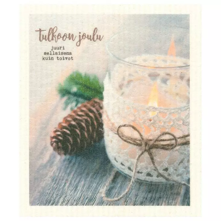 MORE JOY Tiskirätti Tulkoon Joulu - Keittiötekstiilit - 6430026066027 - 1