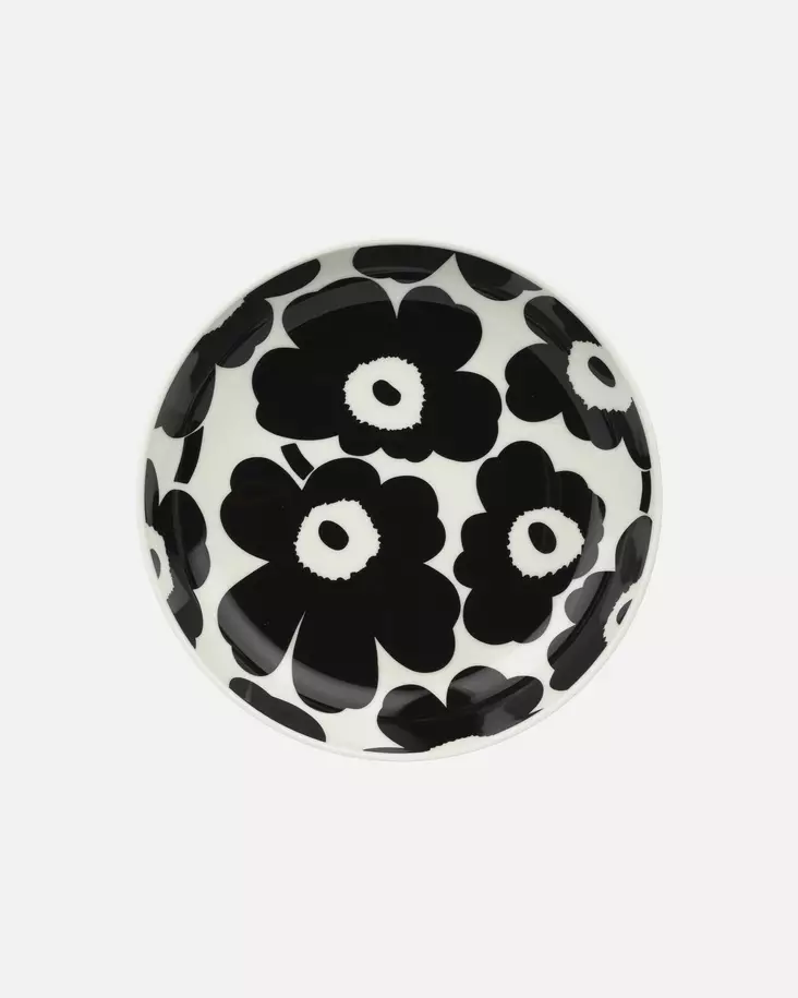 Marimekko Oiva Unikko Lautanen 20,5 cm - Marimekko Lautaset - 6411255076377 - 1