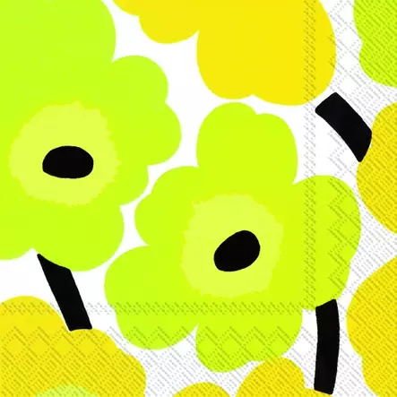Marimekko Unikko Servetti 33x33 cm 20 kpl - Marimekko Servetit - 686423573088 - 1