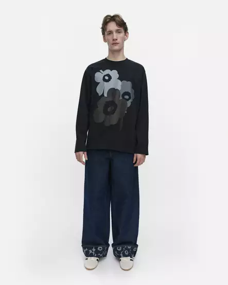 Marimekko Kioski Biitti Unikko Placement Trikoopaita - Trikoopaidat ja Collegepaidat - 096199-988 - 1