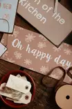 IB laursen DENMARK Metallikyltti "Oh happy day" - Sisustustaulut - 5709898354688 - 2