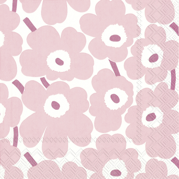 Marimekko Mini Unikko Servetti 33x33 cm 20 kpl - Marimekko Servetit - 686423742958 - 1