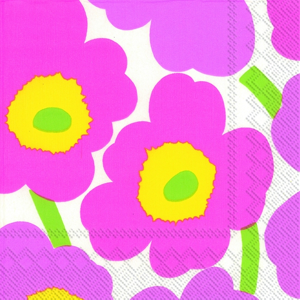 Marimekko Unikko Servetti 33x33 cm 20 kpl - Marimekko Servetit - 686423586798 - 1