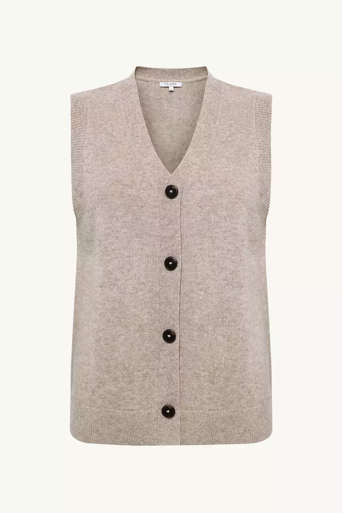 CLAIRE Ellie Neuleliivi Napituksella - Neulepaidat, -tunikat, -mekot - 25370386-14538 - 1