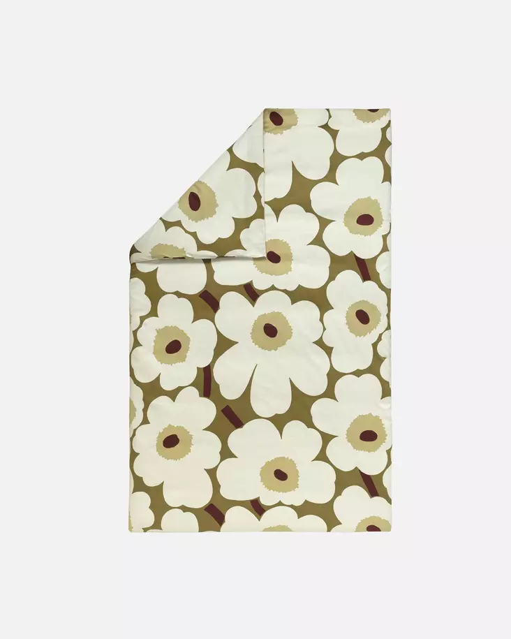Marimekko Unikko Satiini Pussilakana 150x210 cm - Marimekko Pussilakanat ja tyynyliinat - 6411255019558 - 1