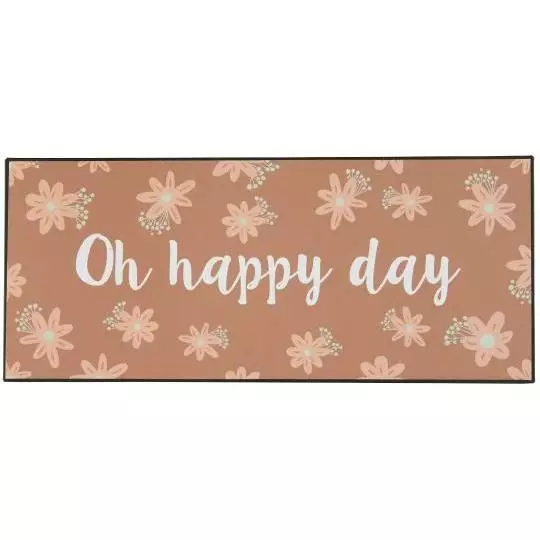 IB laursen DENMARK Metallikyltti "Oh happy day" - Sisustustaulut - 5709898354688 - 1