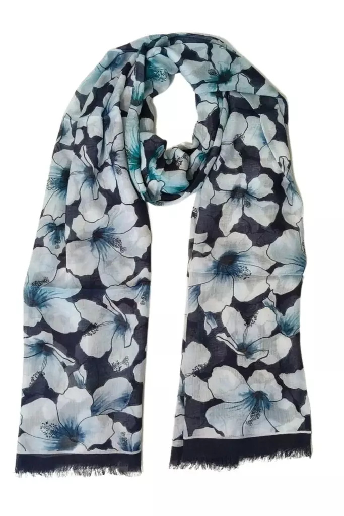 LASESSOR Fiori Lyocell Huivi 70x180cm - Pitkäthuivit - 1106464765758 - 1