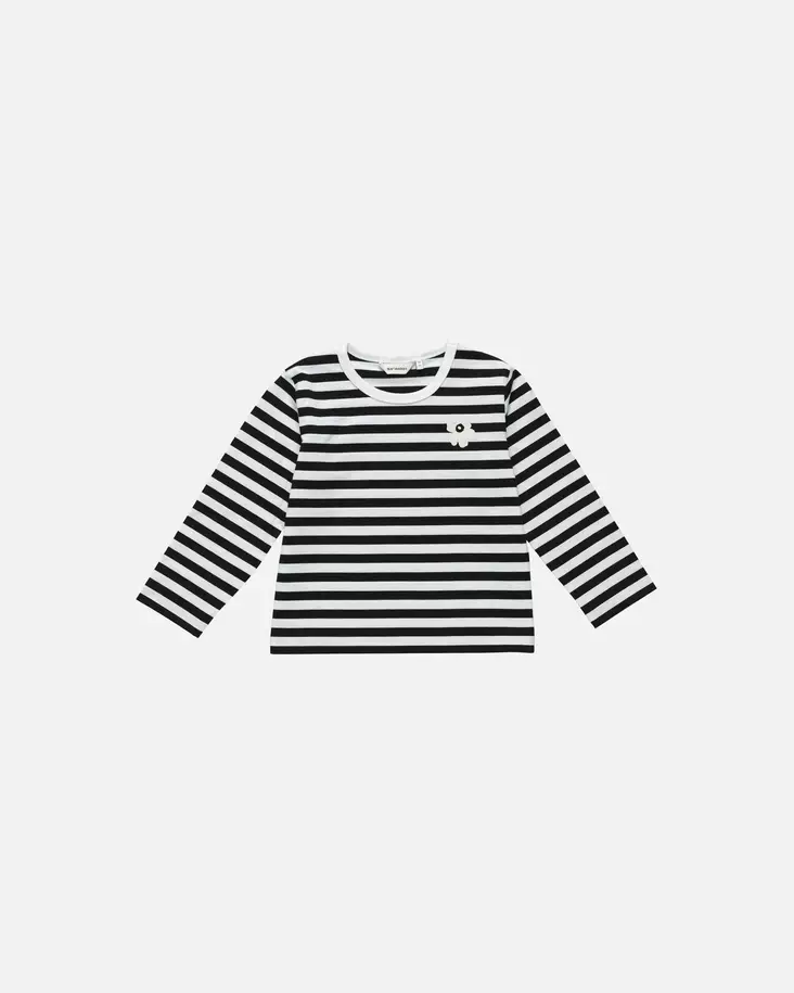 Marimekko Paja Tasaraita Unikko II Lasten Paita - Paidat - 095749-068 - 1