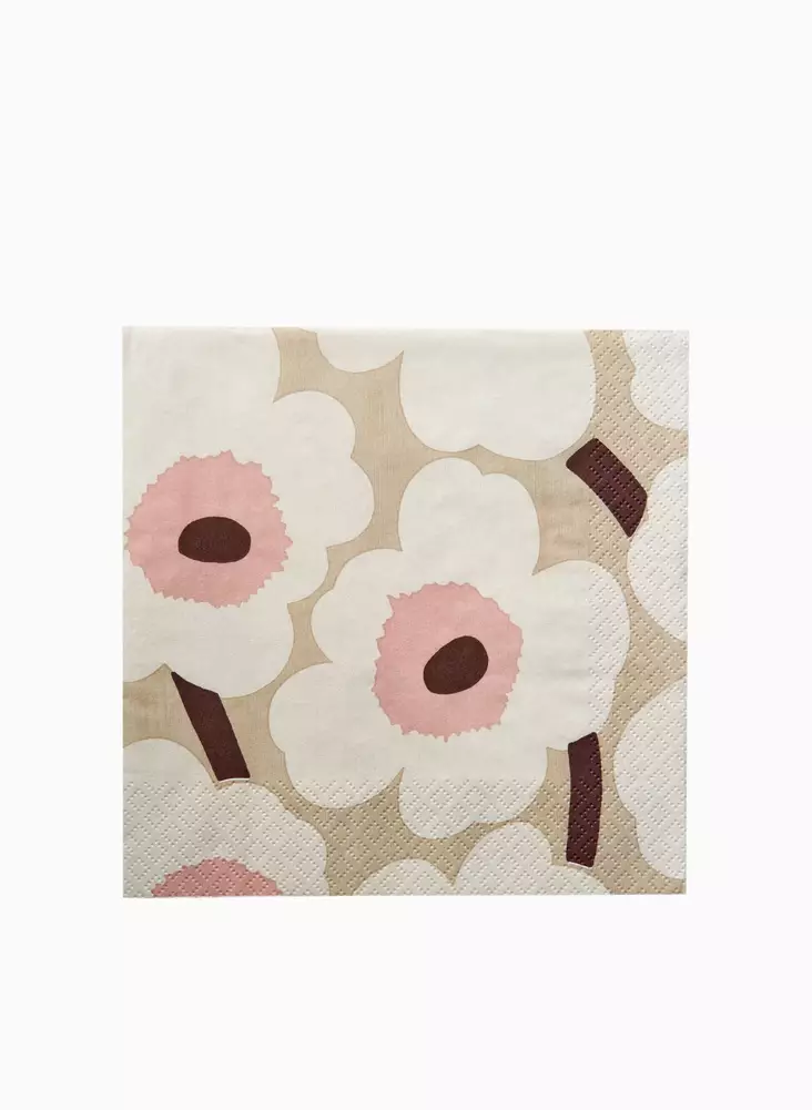 Marimekko Unikko Lautasliina 33x33 cm | 20 kpl - Marimekko Servetit - 6411633140768 - 1