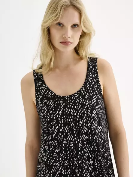 Nanso Pilkkumeri Hihaton Trikoomekko - Trikoopaidat ja Collegepaidat - 26229410-1349 - 2