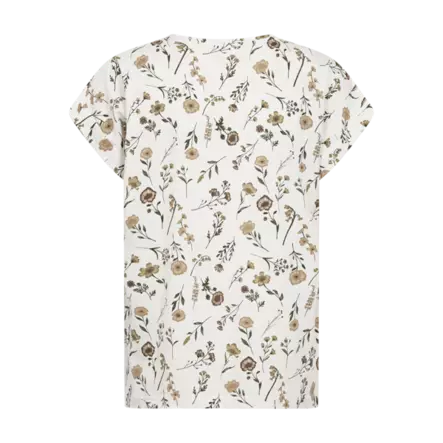 FREE/QUENT FQVIVA Kuosillinen Lyhythihainen Paita - Trikoopaidat ja Collegepaidat - 262207664-2109 - 2