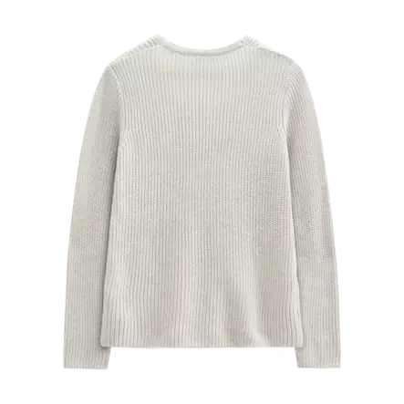 FREE/QUENT FQELLIS Puuvillaneulepaita V-pääntie - Neulepaidat, -tunikat, -mekot - 261208313-7049 - 2