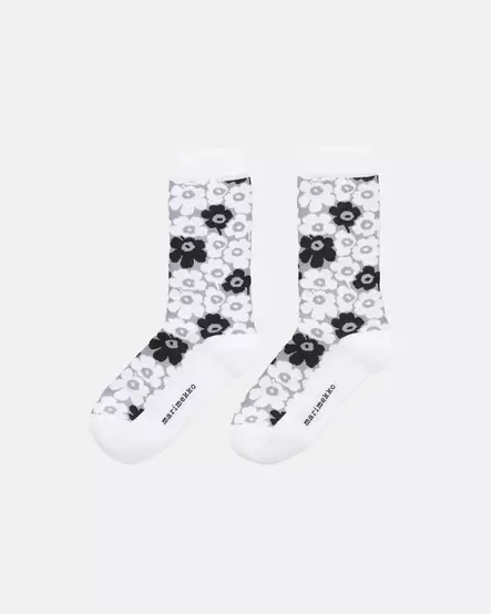 Marimekko Linjaus Pikkuinen Unikko Sukat - Nilkkasukat - 096265-199 - 1