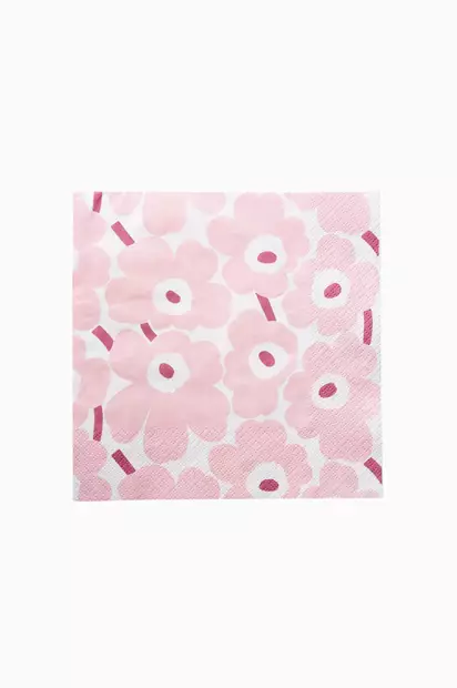 Marimekko Mini Unikko Lautasliina 33x33 cm | 20 kpl - Marimekko Servetit - 6411633140119 - 1