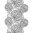 Marimekko Bottna Puuvillakangas, valkoinen, musta - Marimekko Kankaat - 6411251313339 - 1