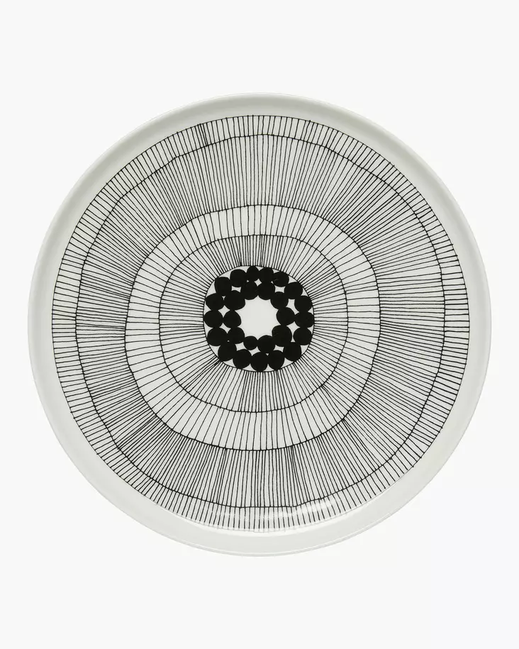 Marimekko Oiva/Siirtolapuutarha -lautanen 25 cm - Marimekko Lautaset - 6411253244129 - 1