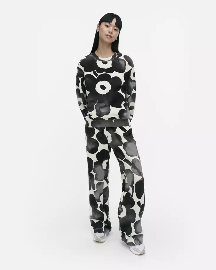 Marimekko Kioski Leiot Akverelli Unikko Collegepaita - Trikoopaidat ja Collegepaidat - 094533-199 - 1