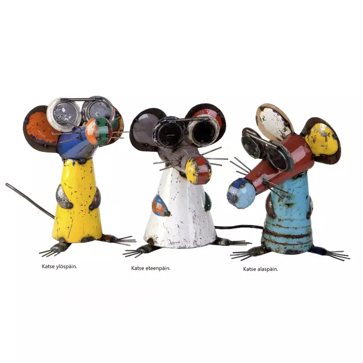 Ee-i-ee-i-o The Blind Mice Katse Eteenpäin Kierrätys Pelti - Sisustusesineet - 8936080332149 - 1