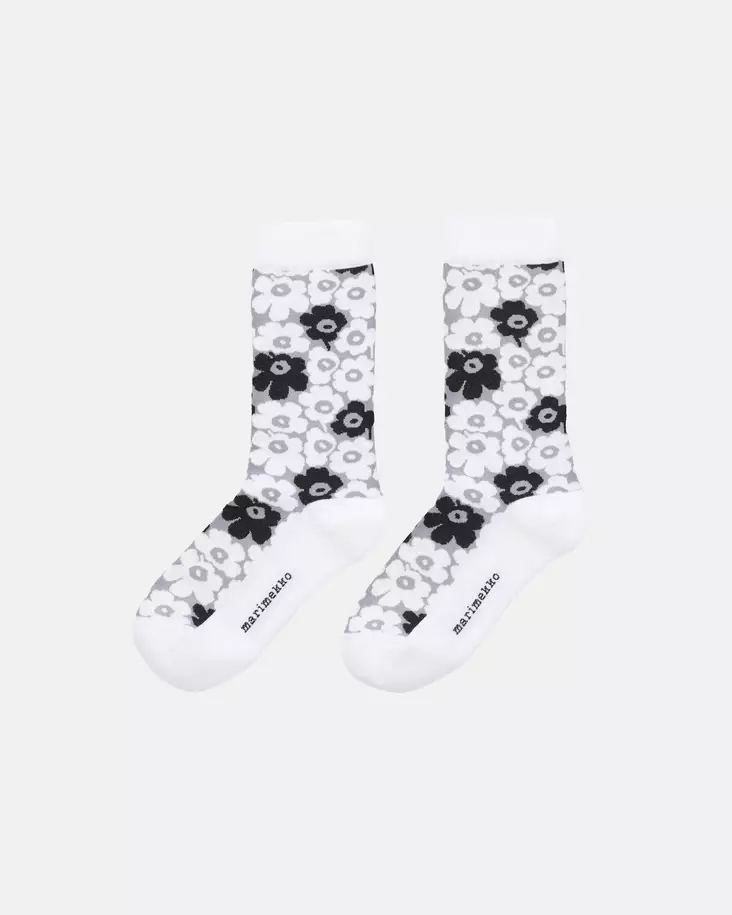 Marimekko Linjaus Pikkuinen Unikko Sukat - Nilkkasukat - 096265-199 - 1