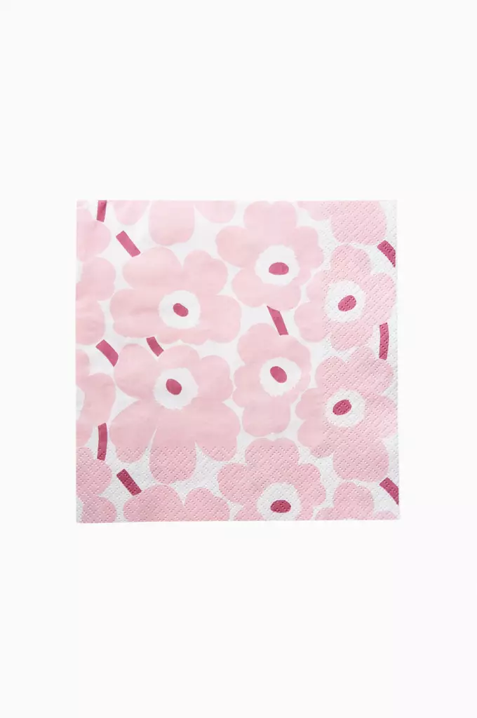 Marimekko Mini Unikko Lautasliina 33x33 cm | 20 kpl - Marimekko Servetit - 6411633140119 - 1