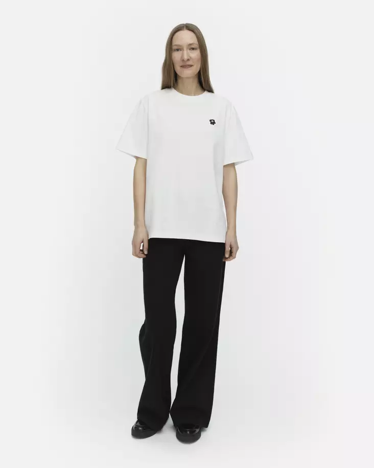 Marimekko Torus Unikko Placement T-Paita - Trikoopaidat ja Collegepaidat - 094088-109 - 1