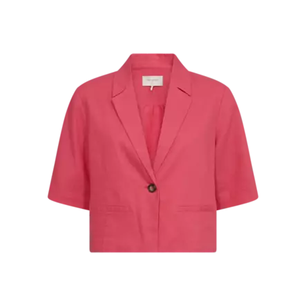 FREE/QUENT Lava Lyhyt Pellava-Viskoosi Jakku - Kangasjakku - 243202495AZALEA - 1