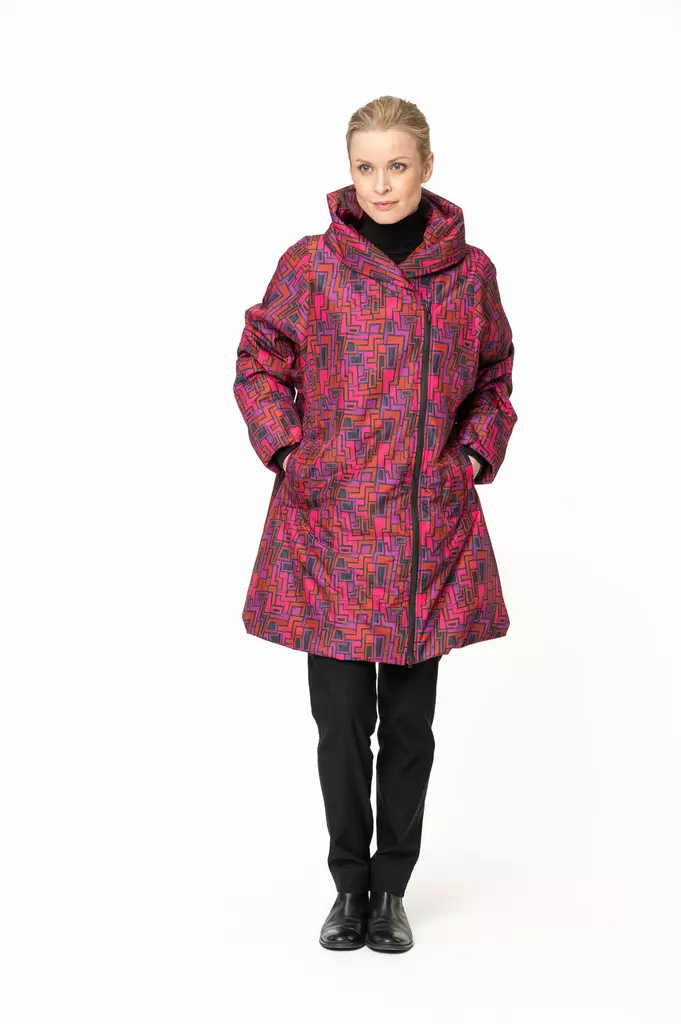 Aino Marta Magenta Takki - Toppatakit ja Toppaliivit - 243MARTAMAGENTA - 1