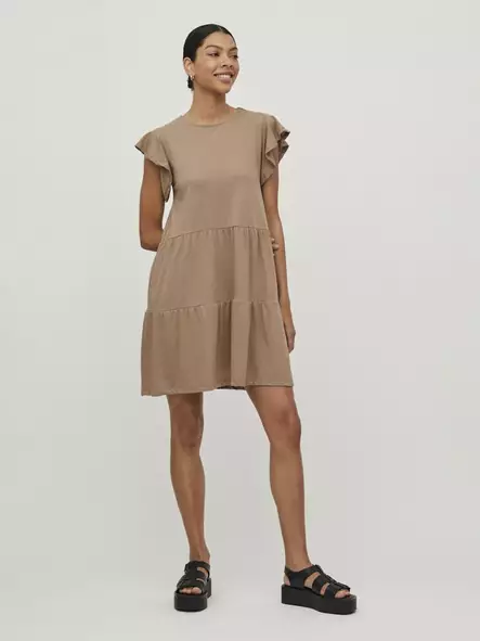 VILA Summer Lyhythihainen Minimekko - Trikoomekot ja Collegemekot - 25314059946PORTAB - 2