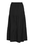 VILA VIPRISILLA Maksihame Korkeavyötärö - Pitkät hameet - 26314111480BLACKB - 6