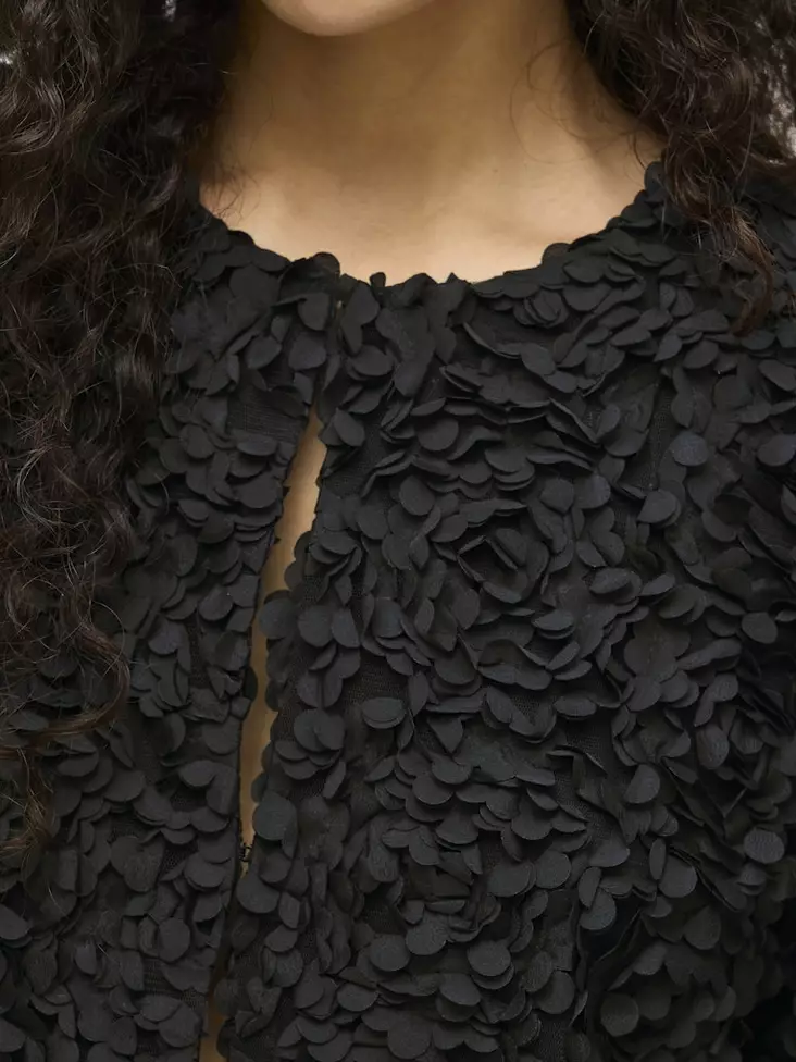 VILA Rosie Pitkähihainen Neuletakki - Neuletakit - 25514110860BLACKB - 1