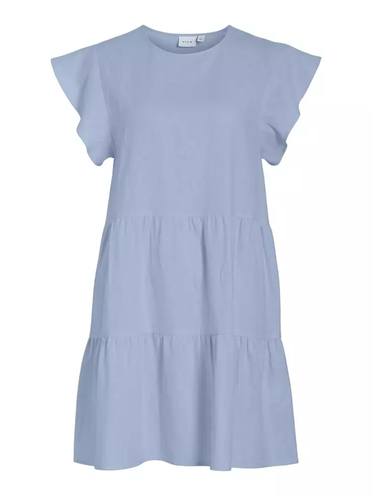 VILA VISUMMER Pellava-Viskoosi Lyhyt Mekko - Kangasmekot - 24314098932KENTUC - 1