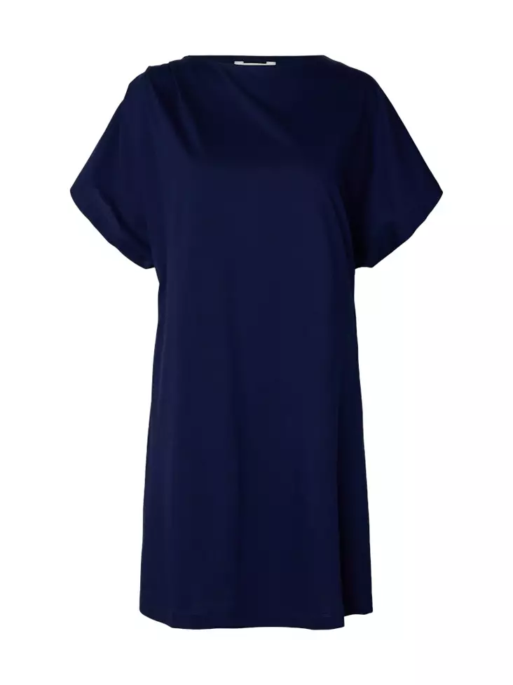 SELECTED WOMEN SLFCALLI Lyhythihainen Minimekko - Trikoomekot ja Collegemekot - 26316101454OCEANC - 1