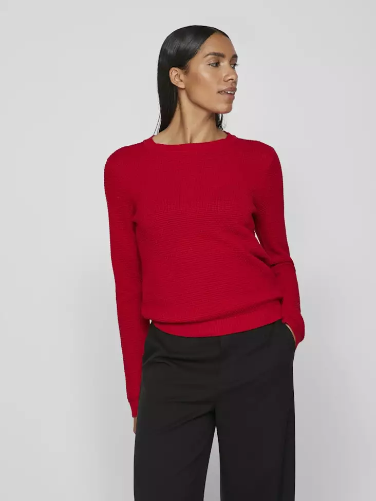 VILA Dalo Perusmallinen Neulepaita - Neulepaidat, -tunikat, -mekot - NOS14082767BARBAD - 1