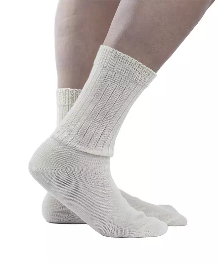 Kotimaiset Kiristämättömät Unisukat - Villasukat - UNISUKATLVALKOINE - 2