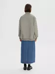SELECTED FEMME Celine Villainen Bomber Takki - Villakangastakit - 24116092758GREYME - 2