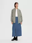SELECTED FEMME Celine Villainen Bomber Takki - Villakangastakit - 24116092758GREYME - 1