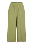 VILA VIPRISILLA Korkeavyötäröiset Culottes Housut - Cropped, 7/8 -lahje - 25114096234SAGE - 1