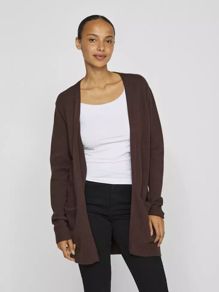 VILA VIRIL Perusmallinen Neuletakki - Neuletakit - NOS14044041COFFEE - 1