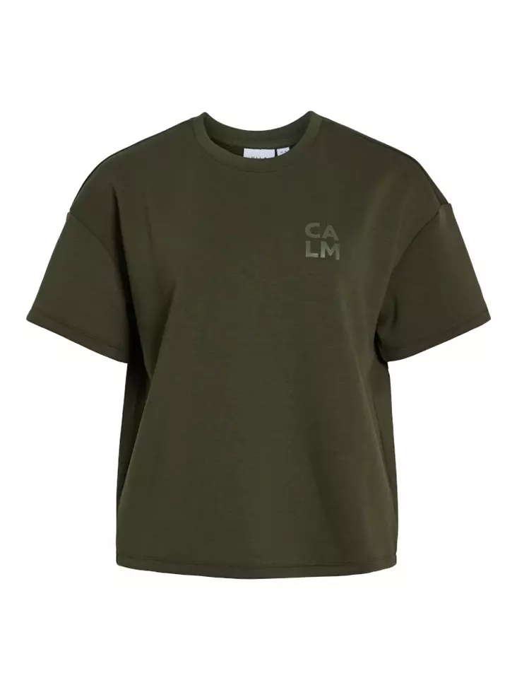 VILA Reflect T-paita Pyöreä Pääntie - Trikoopaidat ja Collegepaidat - 25414106693DEEPDE - 1