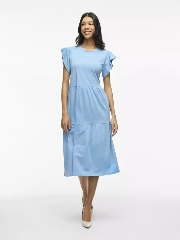 VILA Summer Lyhythihainen Midimekko - Trikoomekot ja Collegemekot - NOS14087542BLISSF - 1